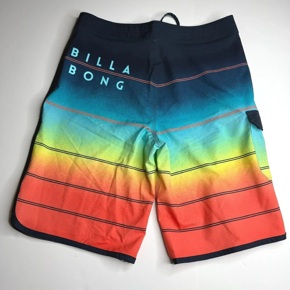 Billabong 73 Stripe Platinum X Stretch Boardshort‎ Size 29 LIKE NEW!